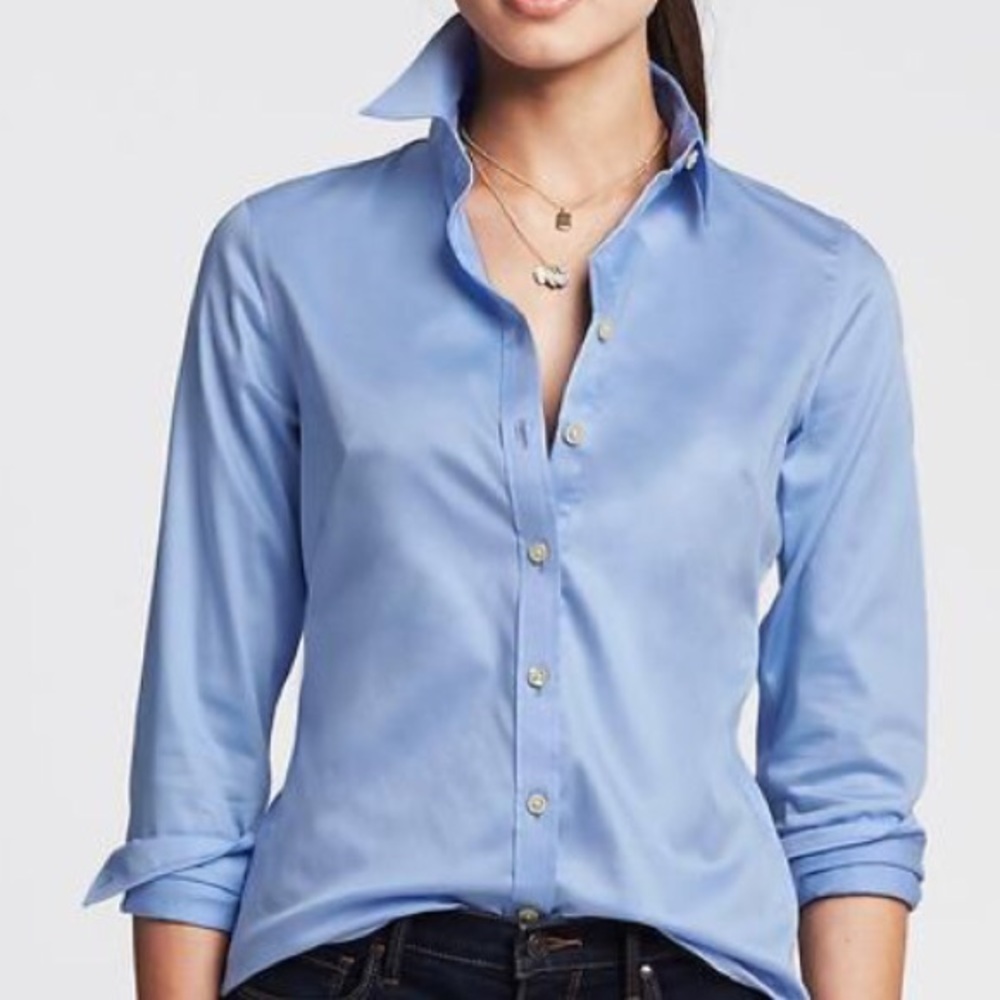 Banana Republic non-iron fitted button down